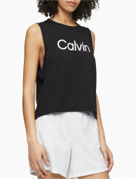 Женская майка Calvin Klein с логотипом 1159776255 (Черный, M)