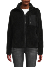 Куртка на молнии Calvin Klein из искусственного меха 1159780907 (Черный, L)