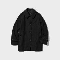 Женское пальто Uniqlo 1159790986 (Черный, XS)
