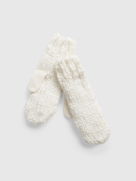 Женские вязаные варежки GAP рукавички 1159775015 (Белый, One size)