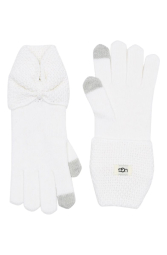 Женские перчатки UGG 1159780711 (Белый, One size)
