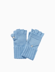 Жіночі в'язані рукавички Calvin Klein 1159794340 (Блакитний, One size)