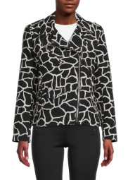 Женская легкая куртка DKNY с принтом 1159803817 (Черный, XS)