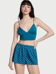 Домашний комплект пижама Victoria’s Secret топ и шорты 1159797761 (Синий, XXL)