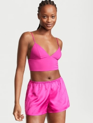 Домашний комплект пижама Victoria’s Secret топ и шорты 1159798340 (Розовый, L)