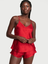 Жіноча піжама Victoria's Secret майка та шорти 1159804627 (червоний, XL)