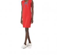 Женское культовое платье TOMMY HILFIGER на шнуровке 1159761831 (Красный, XXL)
