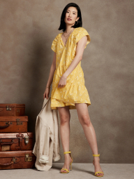 Женское легкое платье BANANA REPUBLIC 1159764845 (Желтый, M)