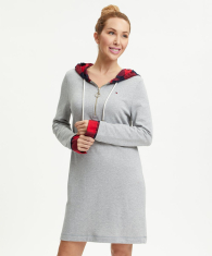 Женское платье Tommy Hilfiger с капюшоном 1159777629 (Серый, S)