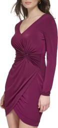 Стильне міні-сукня GUESS з довгим рукавом 1159801026 (Фіолетовий, 6(S))