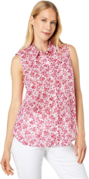 Женская рубашка Tommy Hilfiger без рукавов 1159781410 (Розовый, 3X)