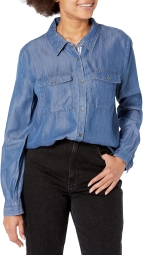 Жіноча сорочка DKNY з довгим рукавом 1159803774 (Синій, S) 1159803774 (Білий/синій, S) 1159803774 (Білий/синій, S) 1159803774 (Б