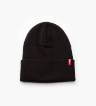 Вязаная шапка Levi's с логотипом 1159790965 (Черный, One size)