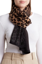 Жіночий шарф Michael Kors з принтом 1159794182 (Коричневий, One size)