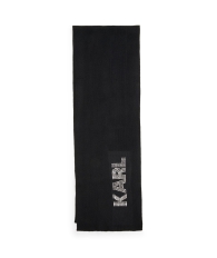 Жіночий трикотажний шарф Karl Lagerfeld Paris 1159804250 (Чорний, One size)