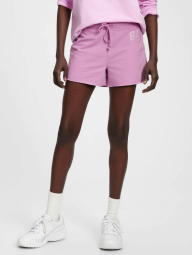 Женские шорты GAP спортивные с логотипом 1159772743 (Сиреневый, L)
