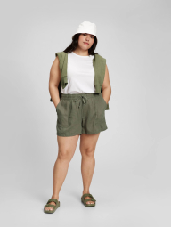 Женские шорты GAP с карманами 1159789693 (Зеленый, XL)