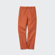 Стильные льняные штаны UNIQLO 1159786790 (Оранжевый, L)