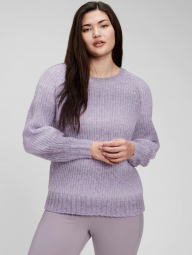 Женский теплый свитер Gap вязаный 1159763055 (Сиреневый, M)