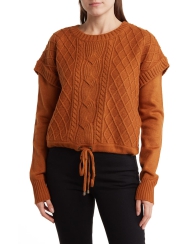 Женский вязаный свитер DKNY 1159804065 (Коричневый, XL)