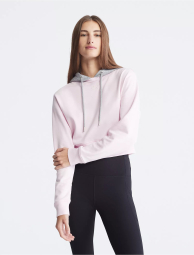 Женское худи Calvin Klein толстовка с капюшоном 1159790340 (Розовый, L)
