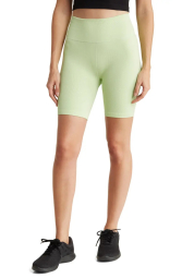 Женские спортивные шорты Calvin Klein велосипедки в рубчик 1159788550 (Зеленый, XS)