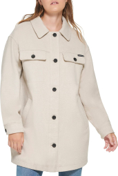 Женская куртка-рубашка Calvin Klein 1159781309 (Бежевый, S)
