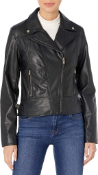Женская куртка Tommy Hilfiger косуха на молнии 1159802091 (Черный, XXL)