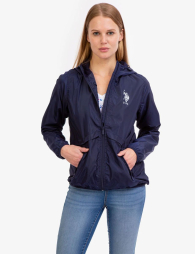 Женская ветровка U.S. Polo Assn с капюшоном 1159780844 (Синий, S)