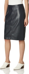 Женская юбка Tommy Hilfiger из экокожи 1159802376 (Синий, 6)