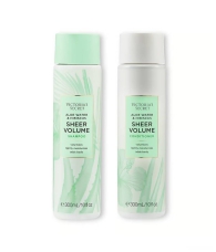 Набор Sheer Volume Aloe Water & Hibiscus Victoria’s Secret шампунь и кондиционер для волос 1159793403 (Зеленый, 300ml/300ml)